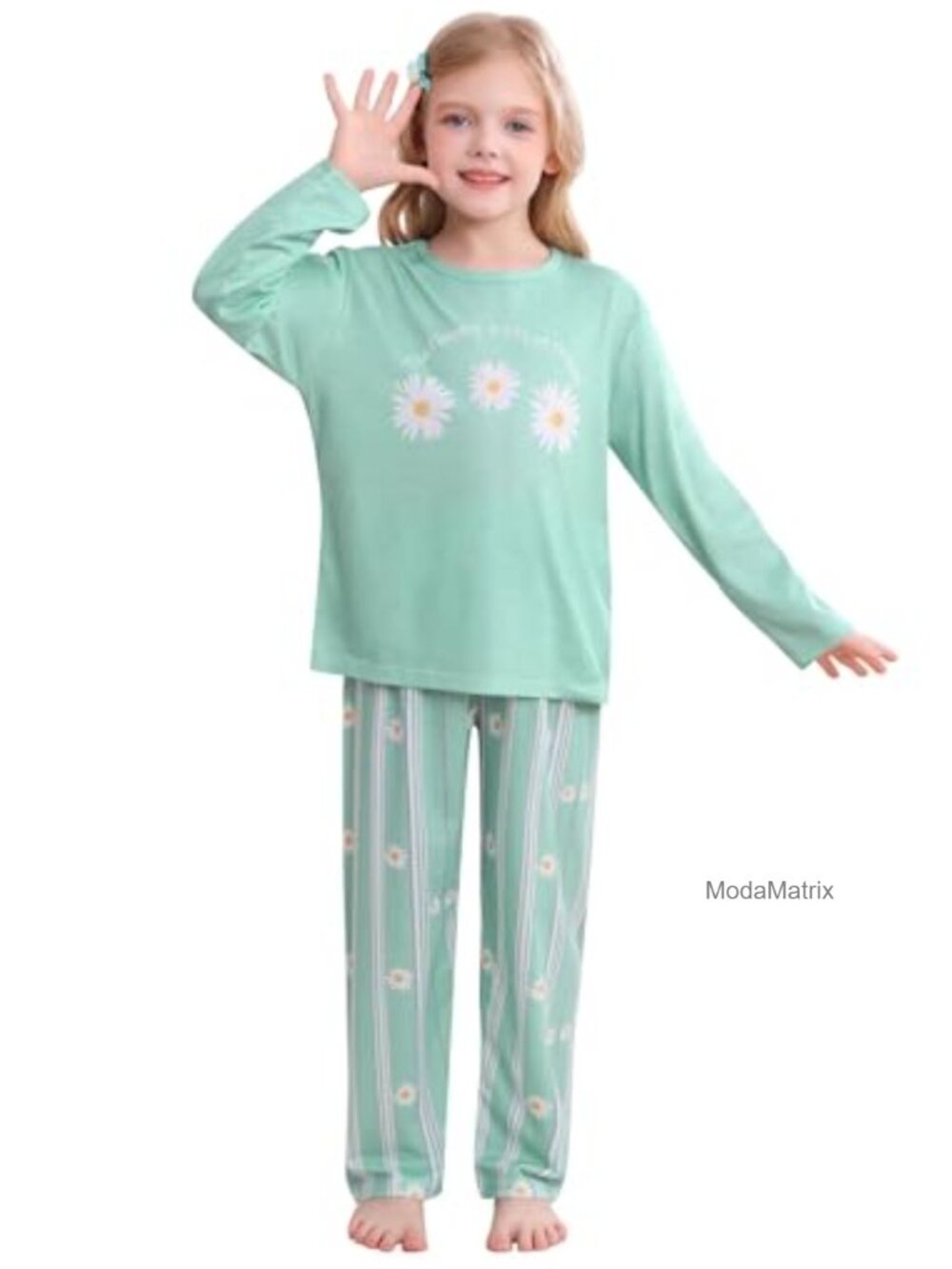 Girls Pajama Set Top Ruffled Shorts Pocket 2 Piece Summer Sleepwear